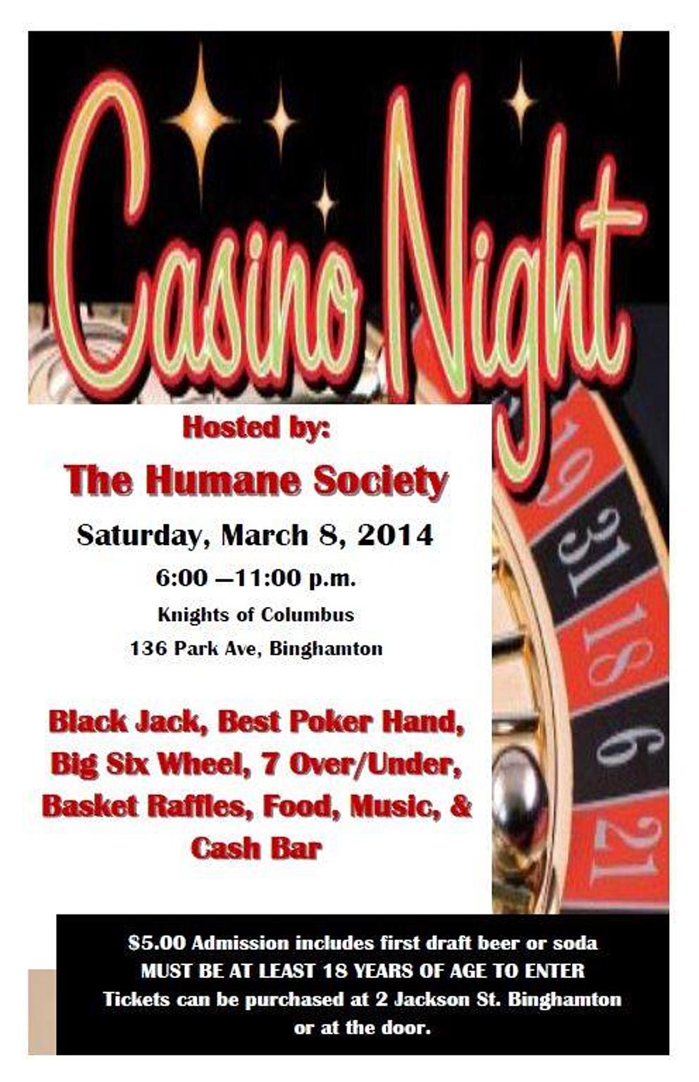 Great Turn Out The Broome County Humane Society’s Casino Night