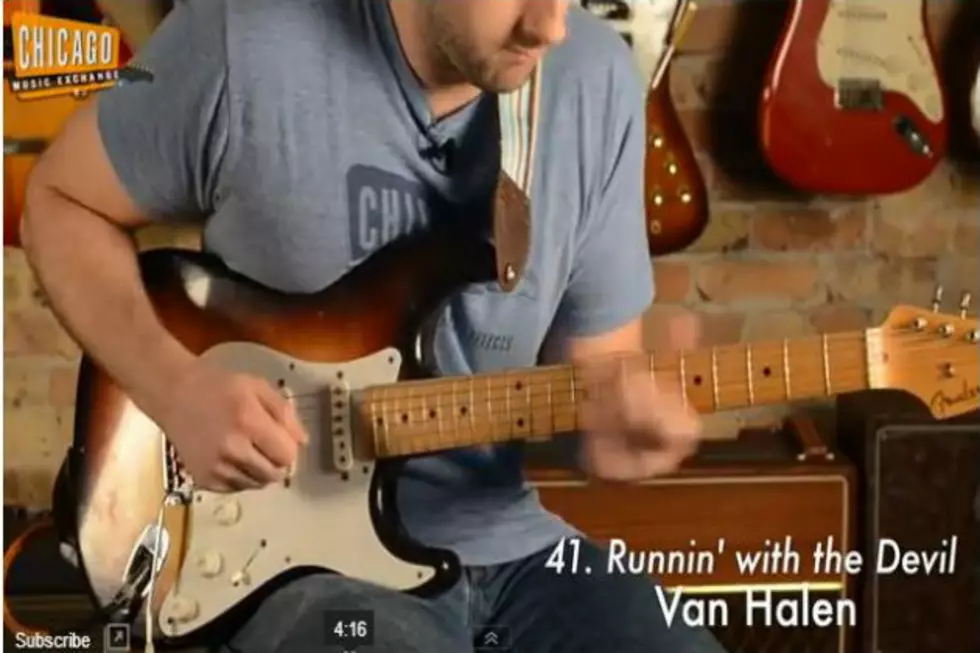 Enjoy 100 Rock Guitar Riffs in 12 Minutes [VIDEO]