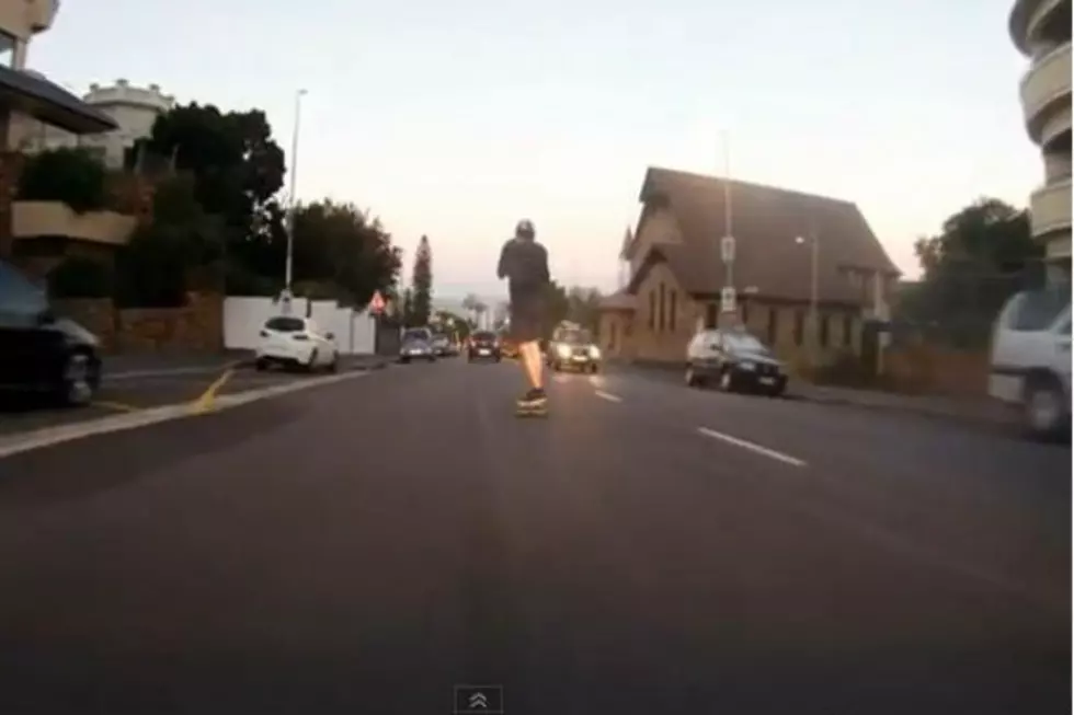 Man Goes 30MPH Over the Speed Limit on a Skateboard [VIDEO]