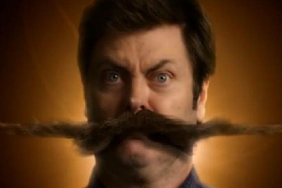 Nick Offerman Offers Up Mid-Movember Support [VIDEO]