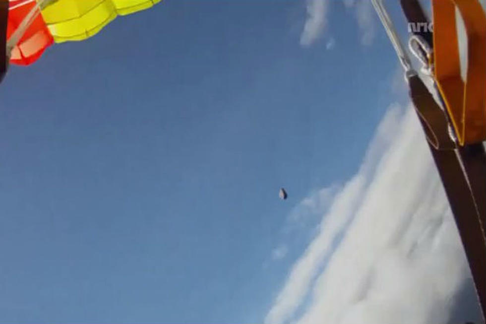 Skydiver Nearly Struck by Falling Meteorite [VIDEO]