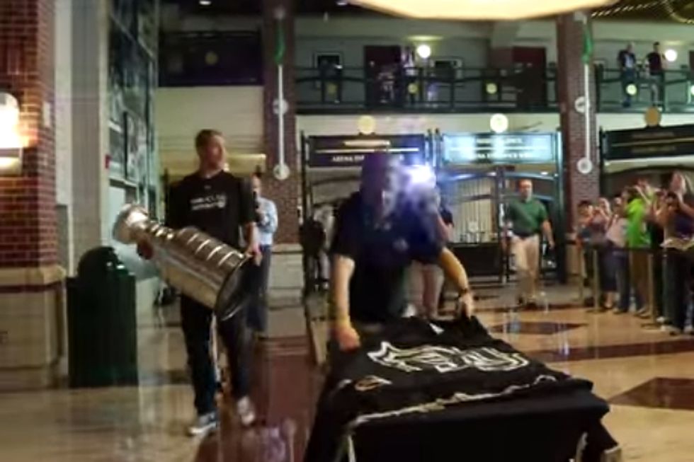 Matt Greene Brings NHL’s Stanley Cup to University of North Dakota [VIDEO]
