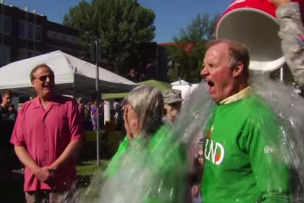 UND President and Grand Forks Mayor Take ALS Ice Bucket Challenge [VIDEO]