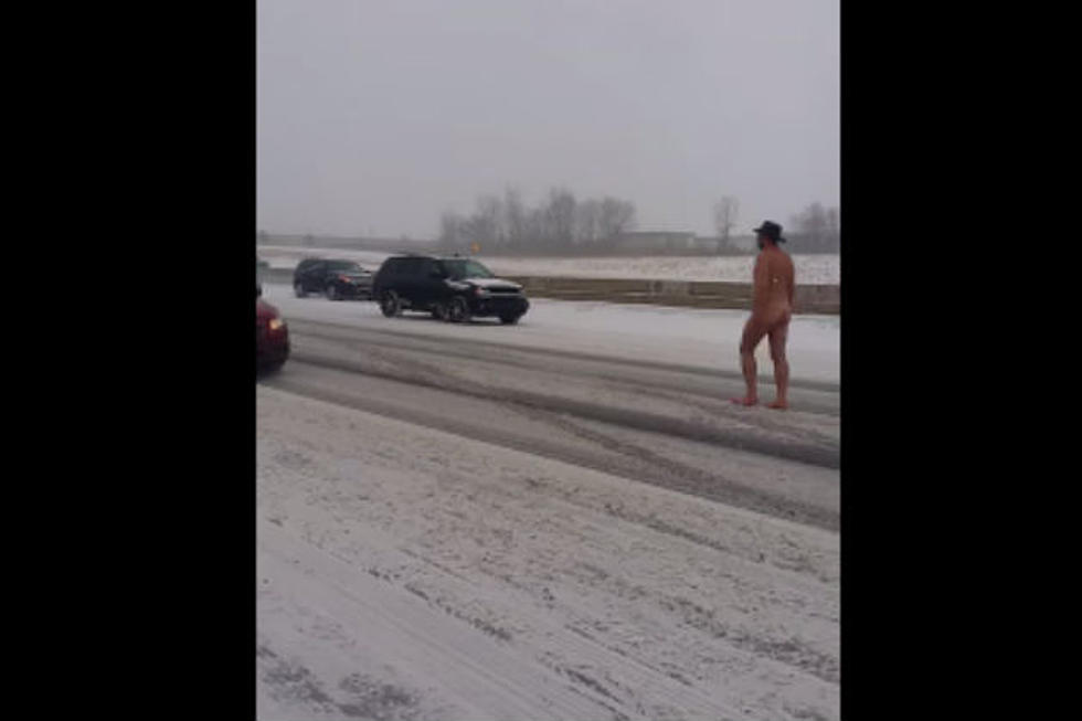 Michigan Man Walks Naked Down Highway in Snowstorm [VIDEO]
