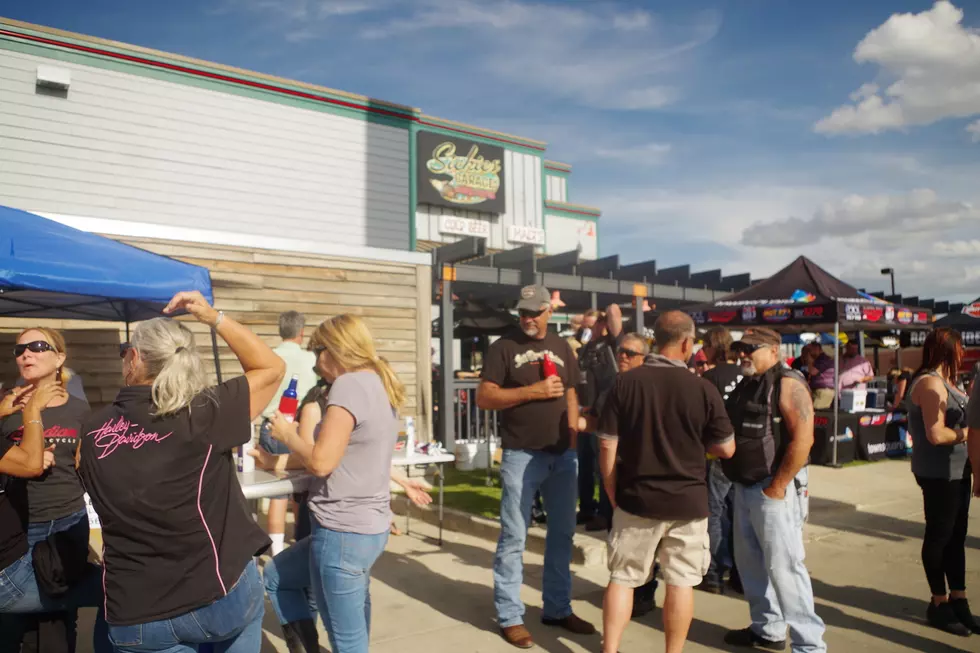 The First Bismarck Bike Night of 2017 Brought a Burger Eating Contest