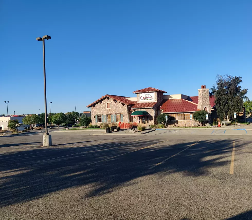 Carino's Bismarck Lonely Parking Lot - Classy Goodbye Post