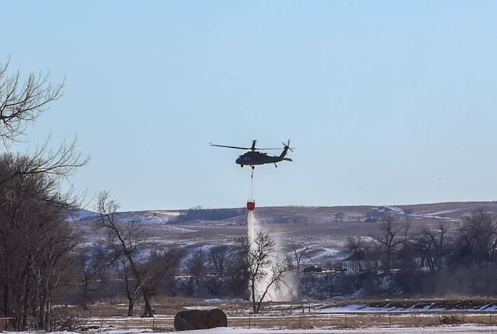 Air Drop Over Bismarck - An Emergency Response To The Floods