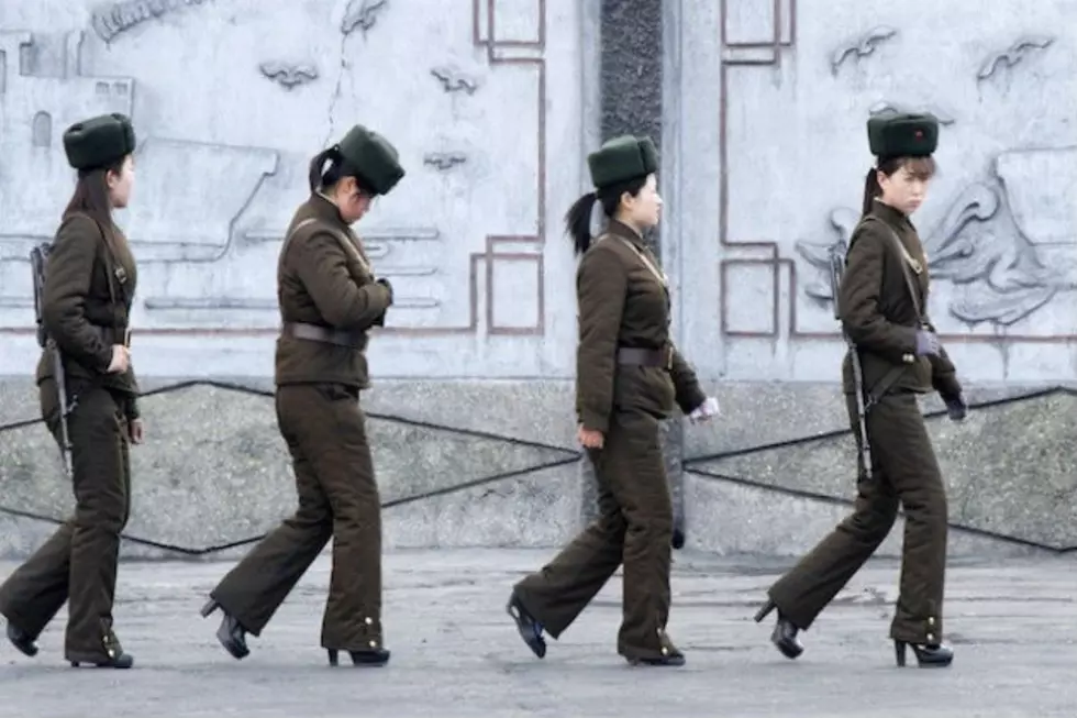 How About These North Korean Female Soldiers&#8212;NOTICE The Heels&#8230;.