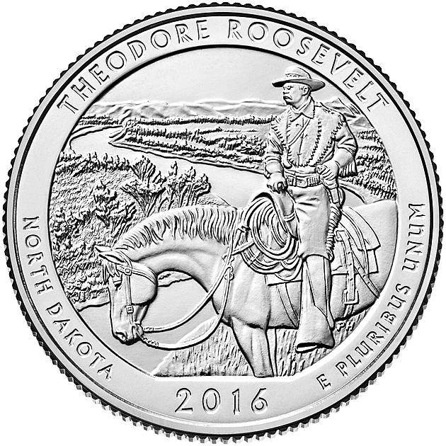 US Mint Designs Theodore Roosevelt National Park Quarter