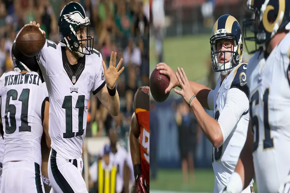 Wentz vs Goff