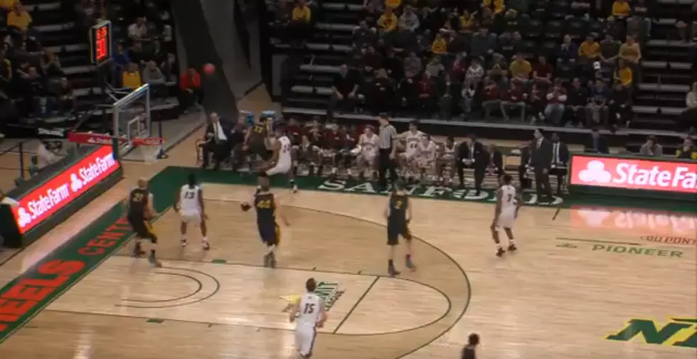 NDSU Scores in Own Hoop