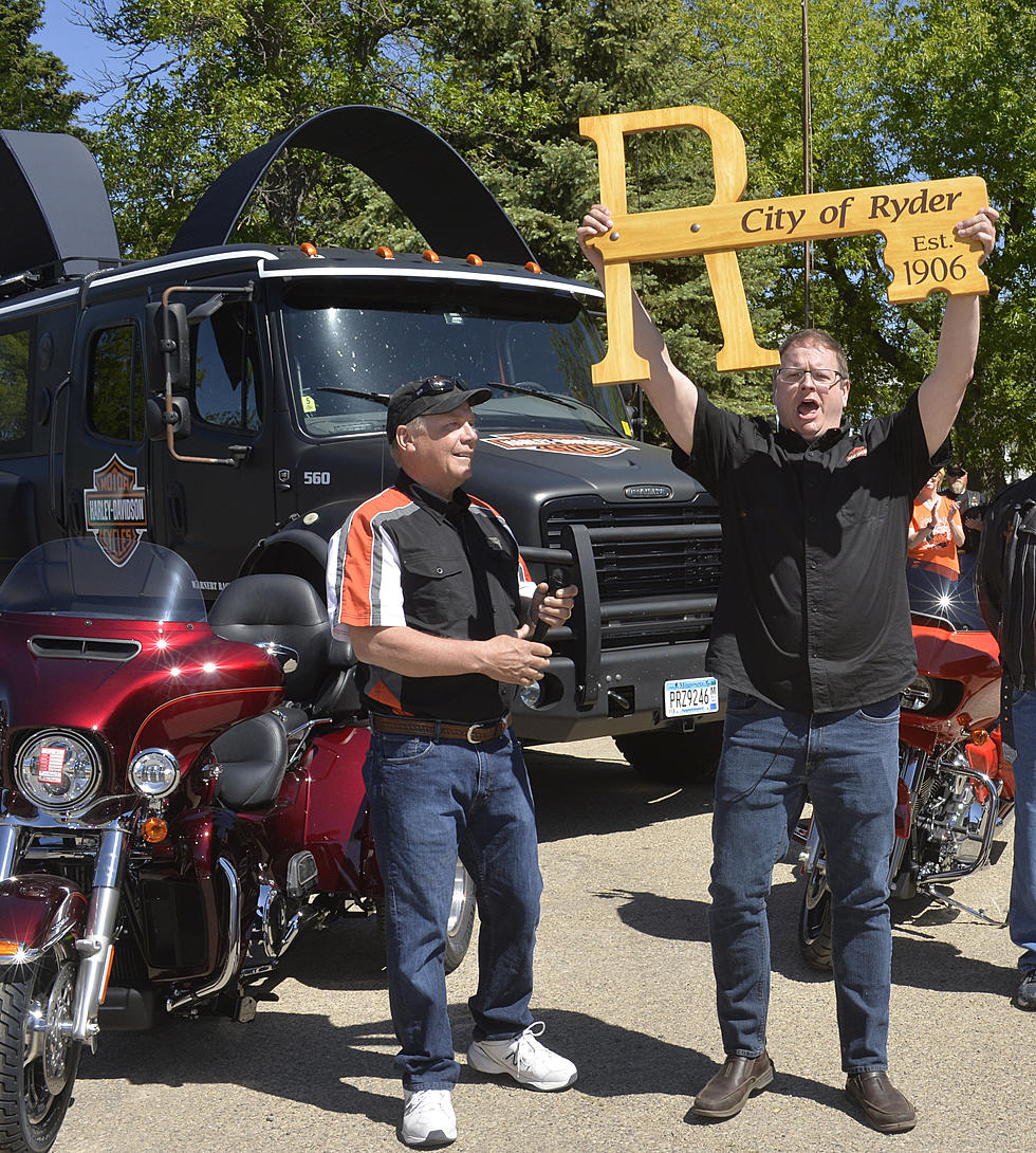 Harley Davidson Shares Good Times in Ryder, North Dakota on June 3