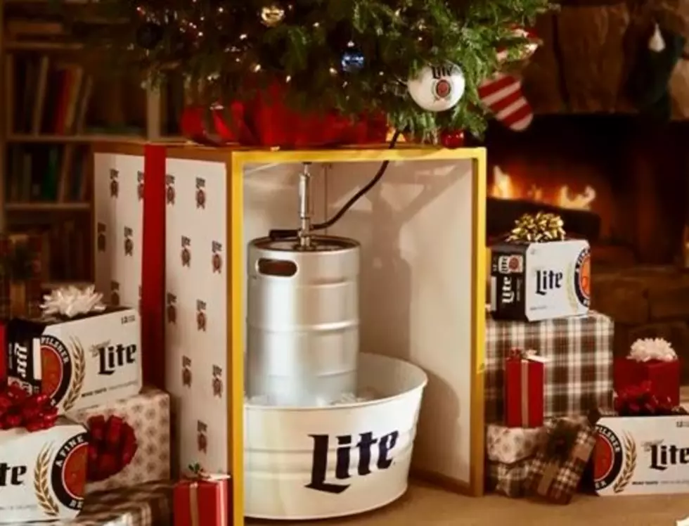 ND And MN In Awe Over Beer Keg Christmas Tree Stand
