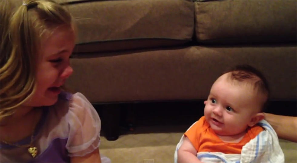 One Little Girl Cries for the Cutest Reason [VIDEO]