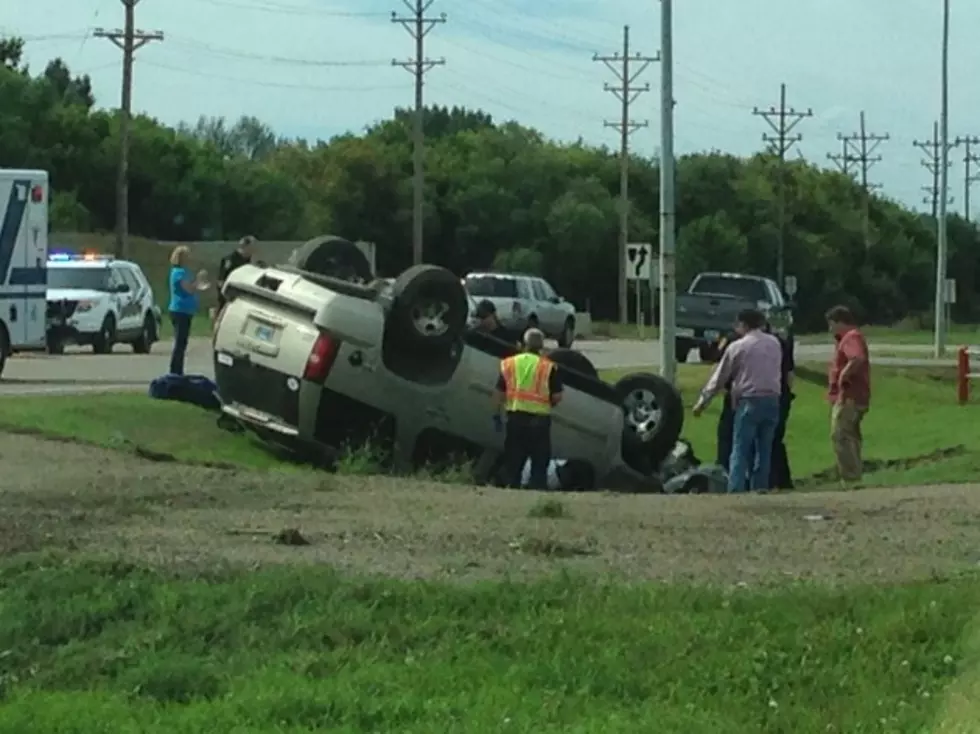 UPDATE: Rollover Accident Slowing Traffic Down on the Strip in Mandan [PHOTOS]
