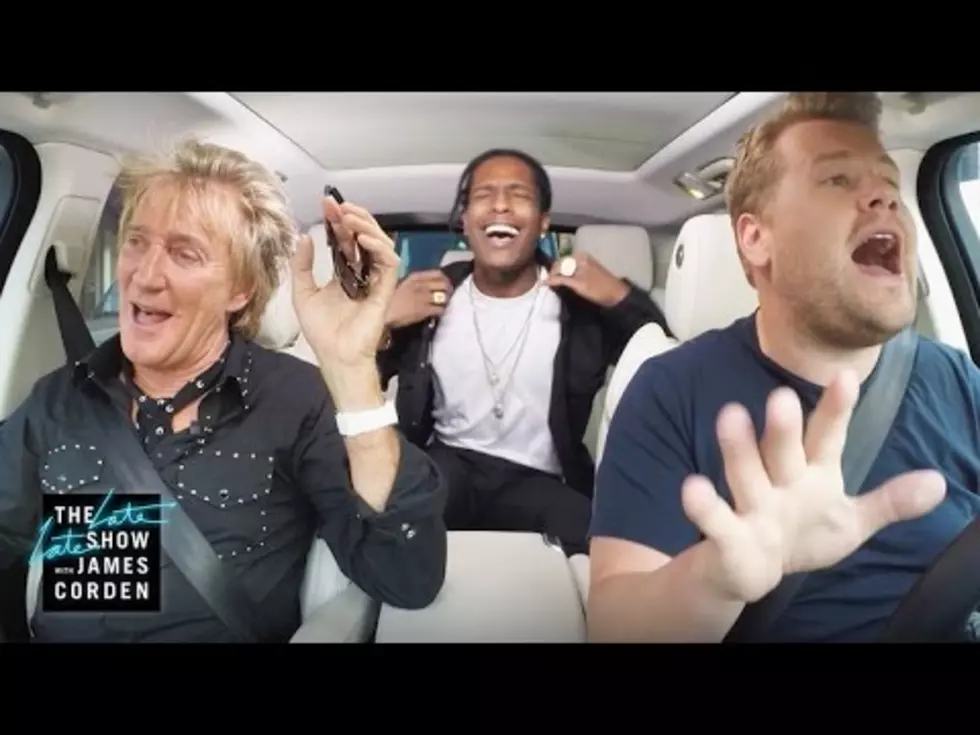 James Cordon, Rod Stewart, and A$AP Rocky Carpool Together… [VIDEO]