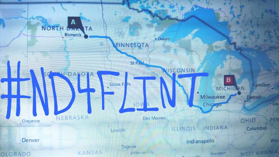 North Dakota University Students Taking Water to Flint #ND4FLINT [VIDEO]