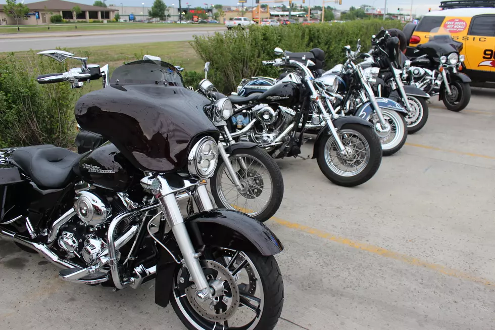 See the Bikes that Filled the Sickies Garage Parking Lot for Bike Night