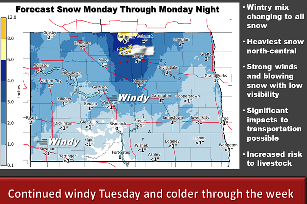 Winter Is Not Done With North Dakota Yet; Winter Weather Advisory for Bismarck