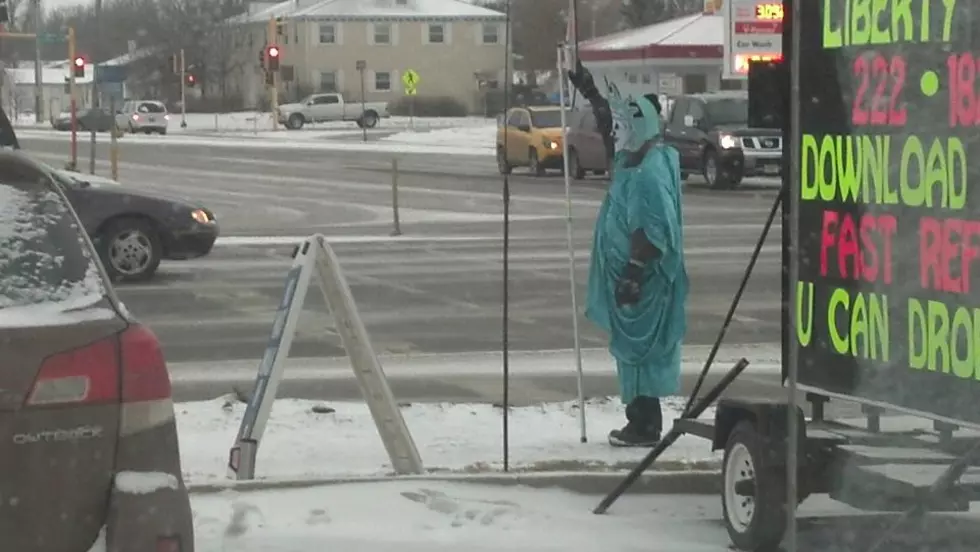 The Tax Man and Lady Liberty Have Arrived in Bismarck