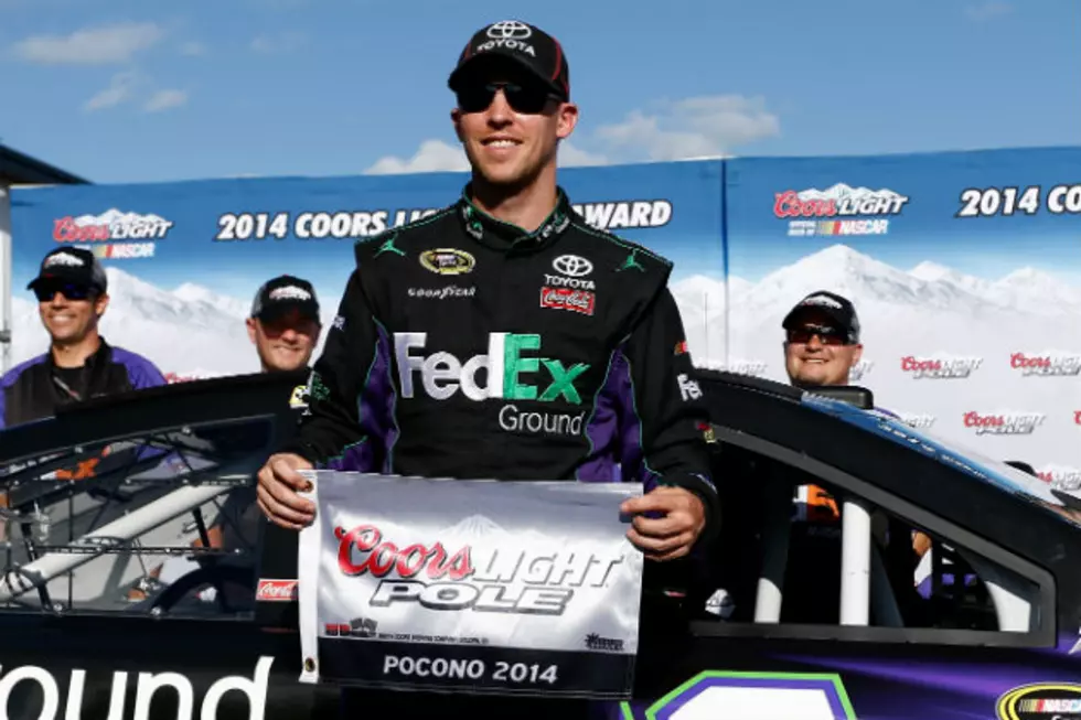 Hamlin Wins the Pole for the Pocono 400 Sunday at 12 Noon