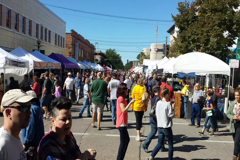 Thousands of People Flood Downtown Bismarck for Street Fair