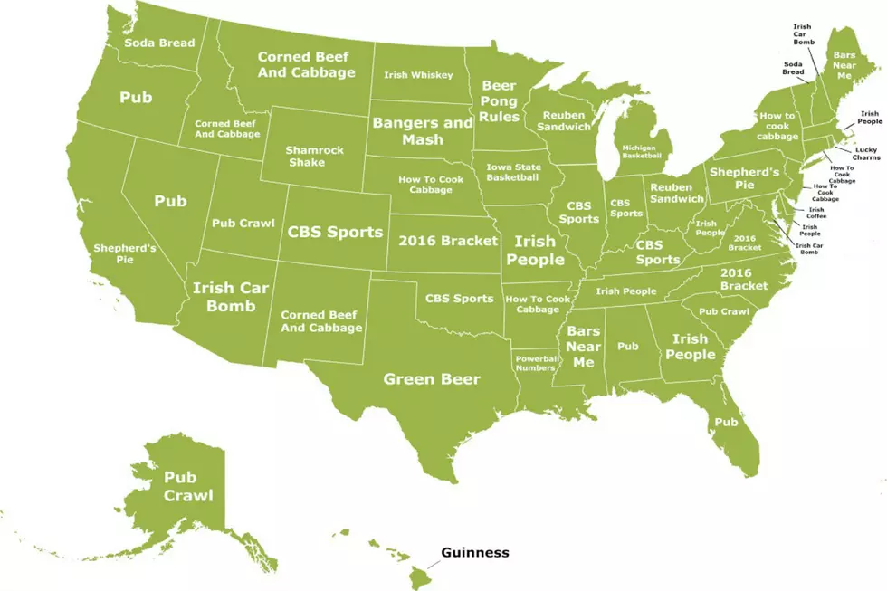 What Type of Booze Is North Dakota Googling for St. Patrick’s Day?