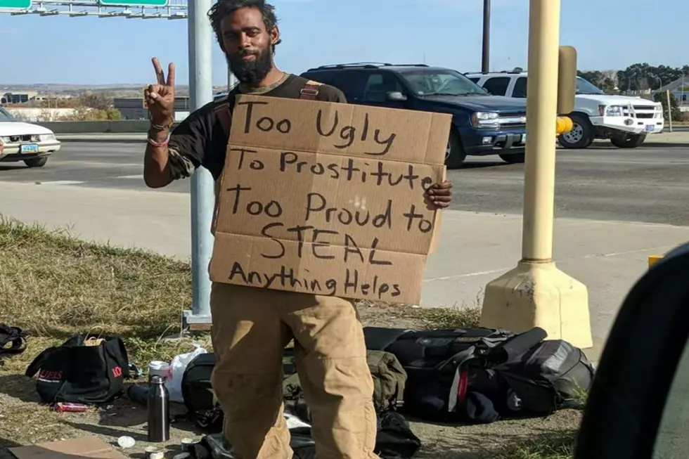 Panhandler's humor