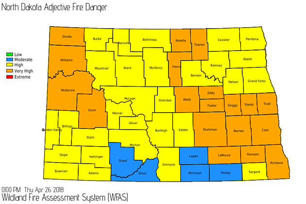 As Soon As The Snow Is Gone, We Now Have A Fire Danger