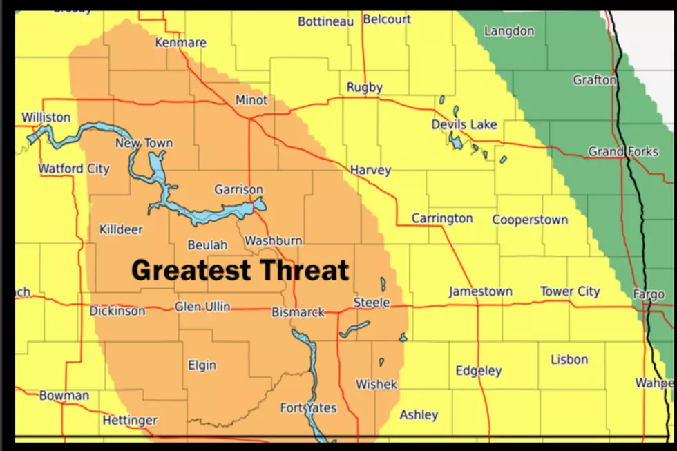 Tornado Watch and Severe Weather Possible For Bismarck And Region