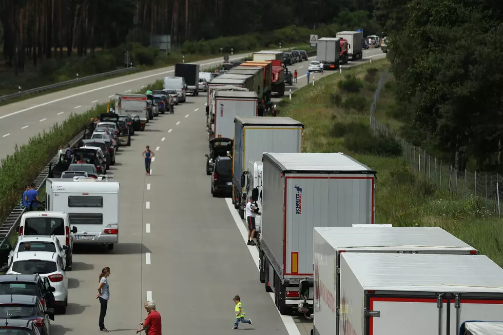 Traffic Backed Up On I 94 Saturday Due To Semi-Truck Rollover