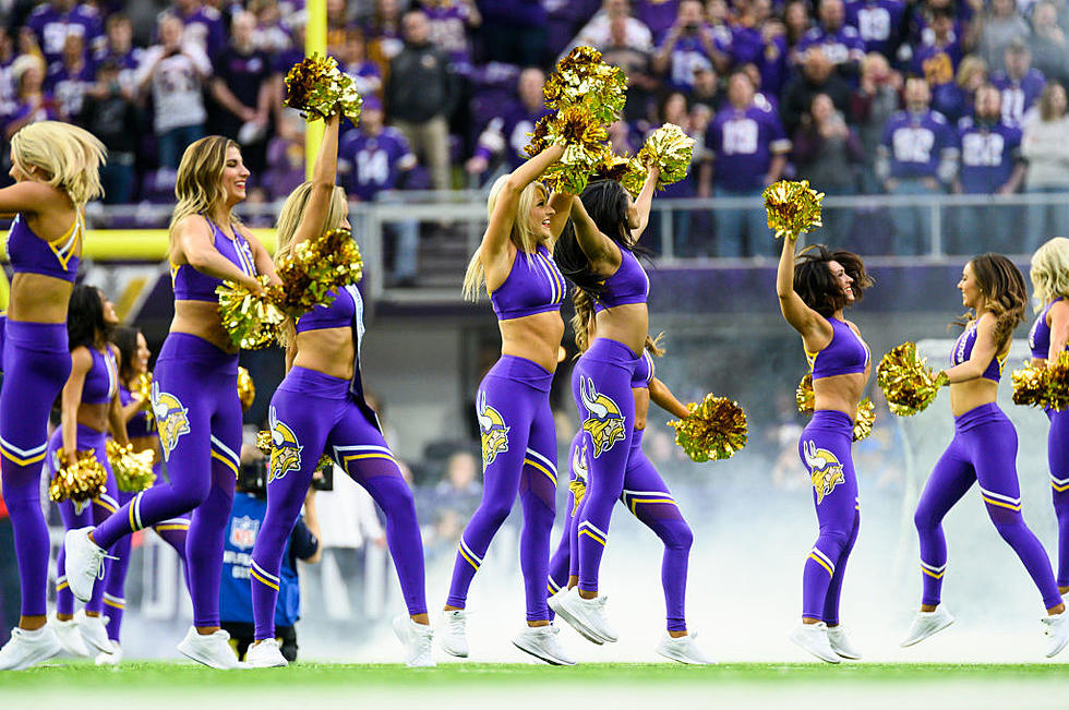 Former Bismarck Demonette Cheers In Her First NFL Game