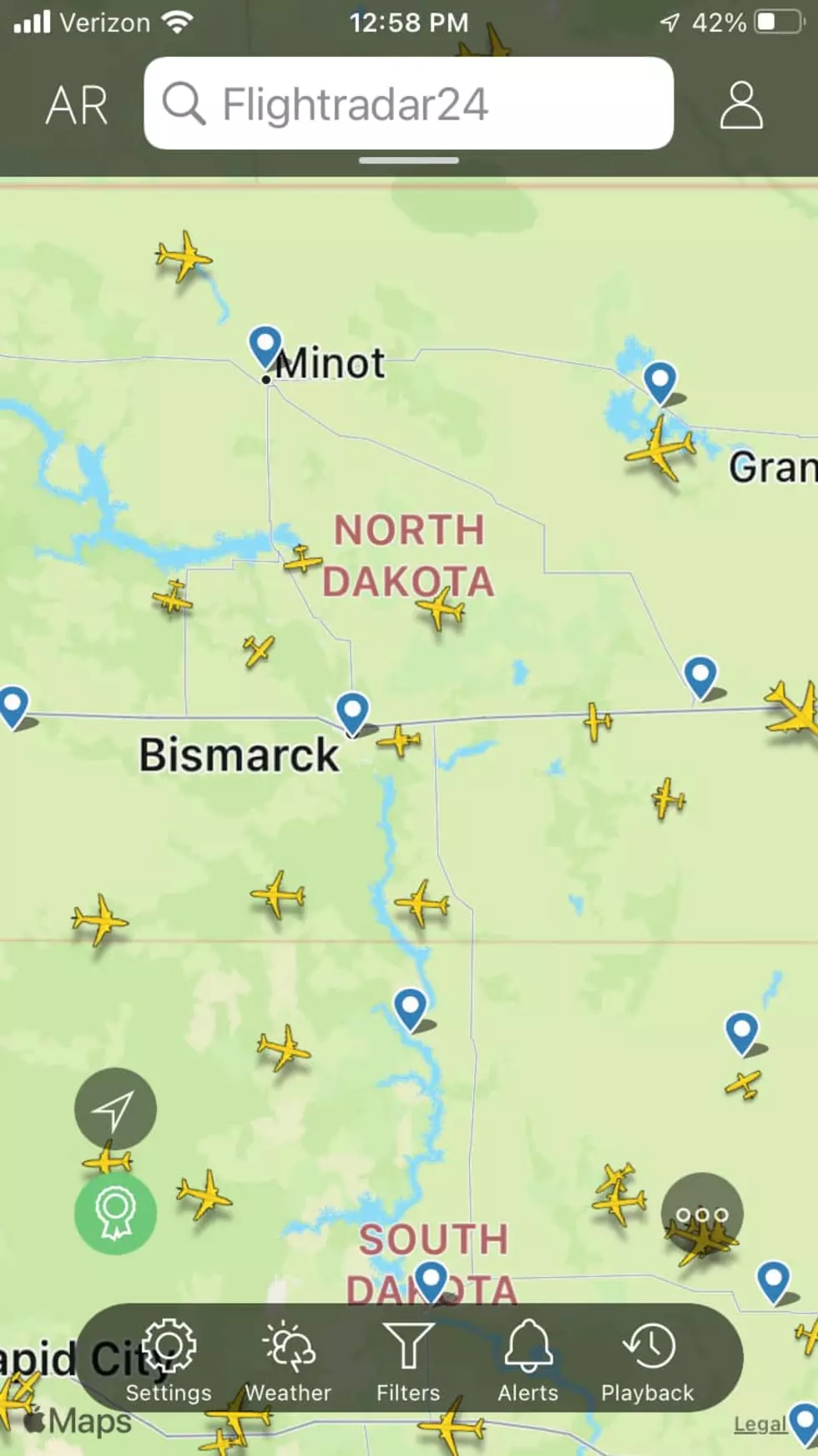 Flightradar24 app