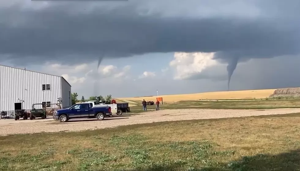 Tornadoes Caught On Camera in McLean County North Dakota