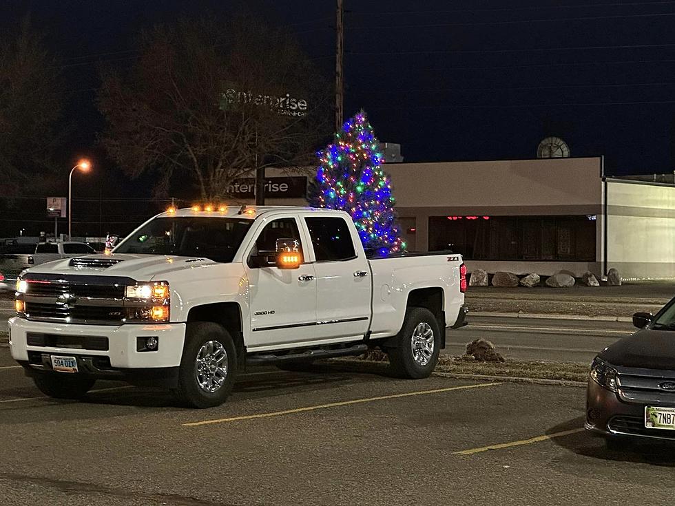 Have You Seen The Truck With A Lit Tree Driving Around Bismarck?