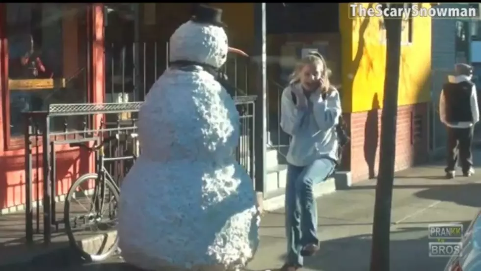 Scariest Snowman Ever!!! [Video]