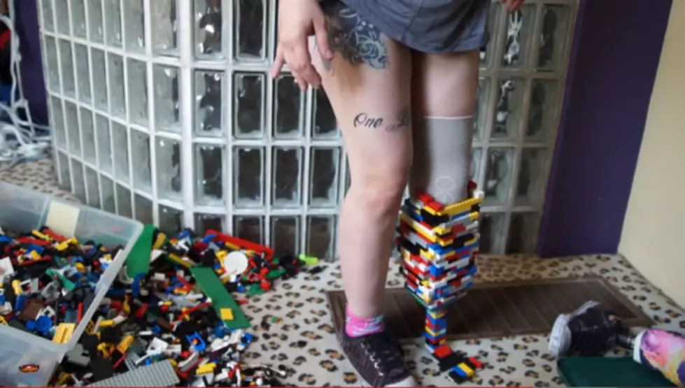 Amputee Constructs Her Own Legs Out of LEGOs