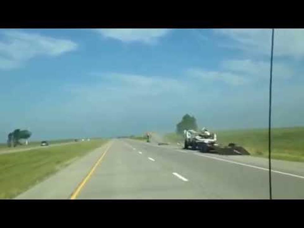 Phone Camera Captures INSANE Car Crash in Kansas