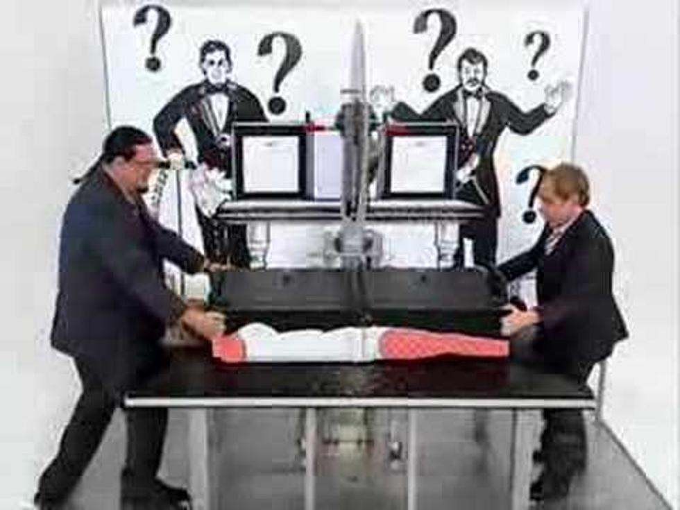 Penn and Teller Reveal How to Saw a Woman in Half [VIDEO]
