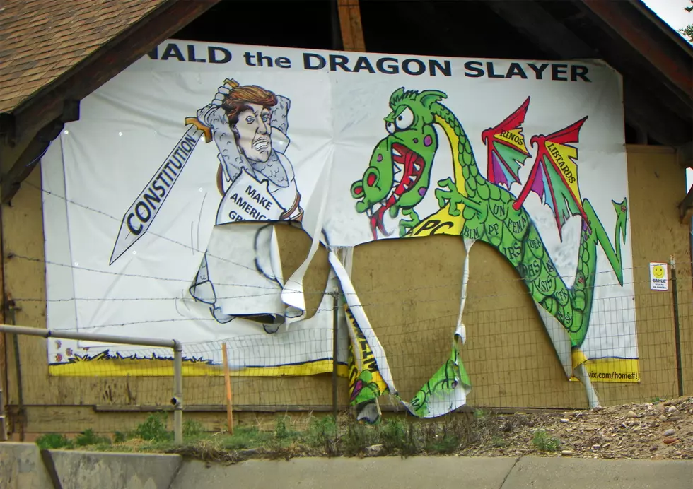 ‘Trump vs Dragon’ Mural on Orchard Mesa Takes a Beating
