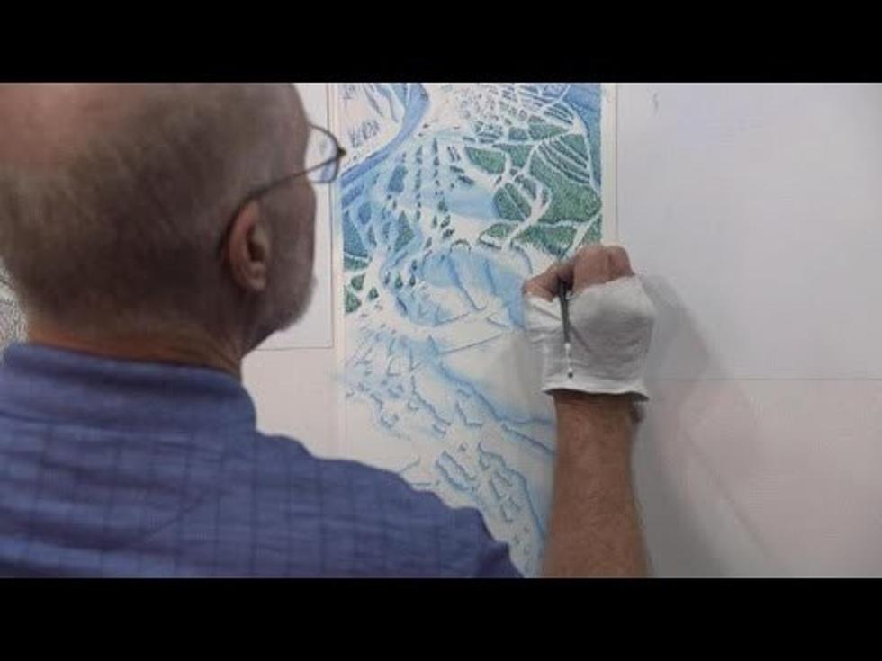 Colorado Artist Paints All Those Ski Hill Maps