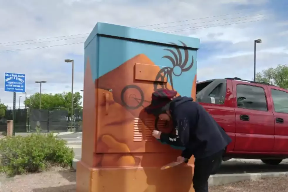 WATCH: Another Artist at Work Painting Grand Junction Utility Boxes
