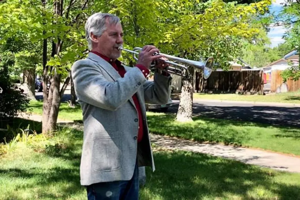 Scott Bett Performing Taps on Memorial Day