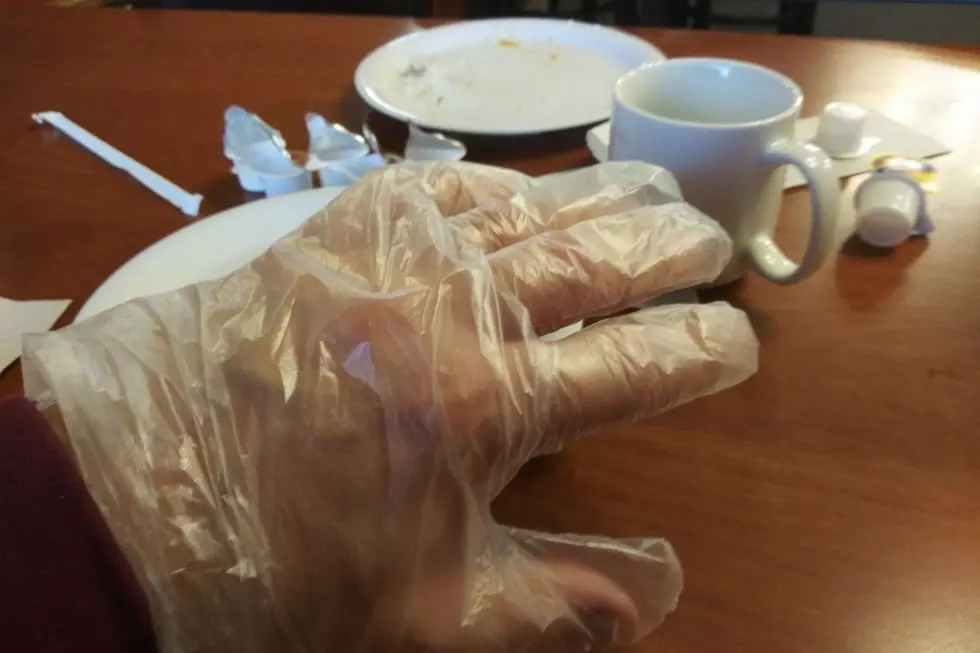 Gloves while at Buffet