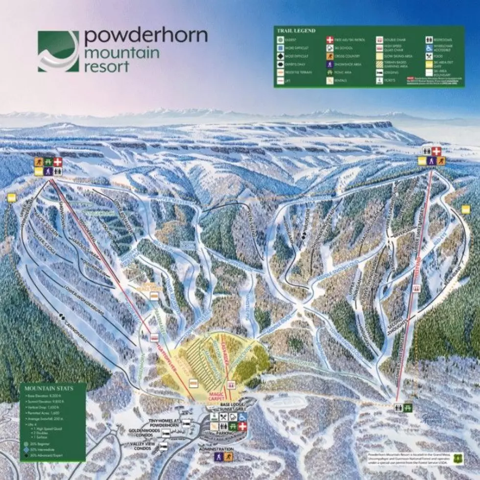 Powderhorn Mountain Resort Map