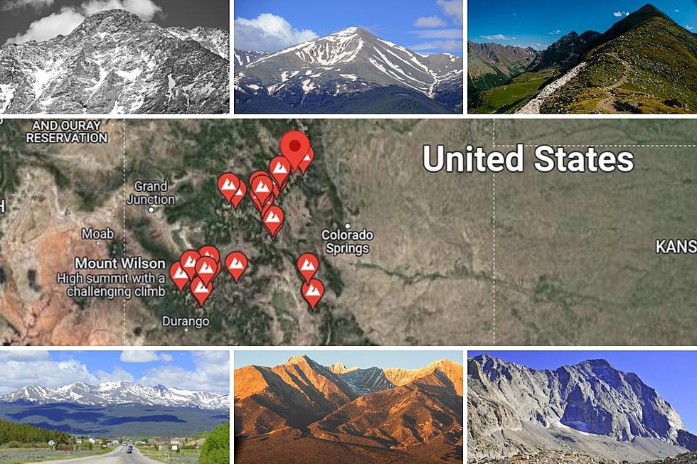 Here&#8217;s Where All of Colorado&#8217;s 14er Mountains Are Located in the State