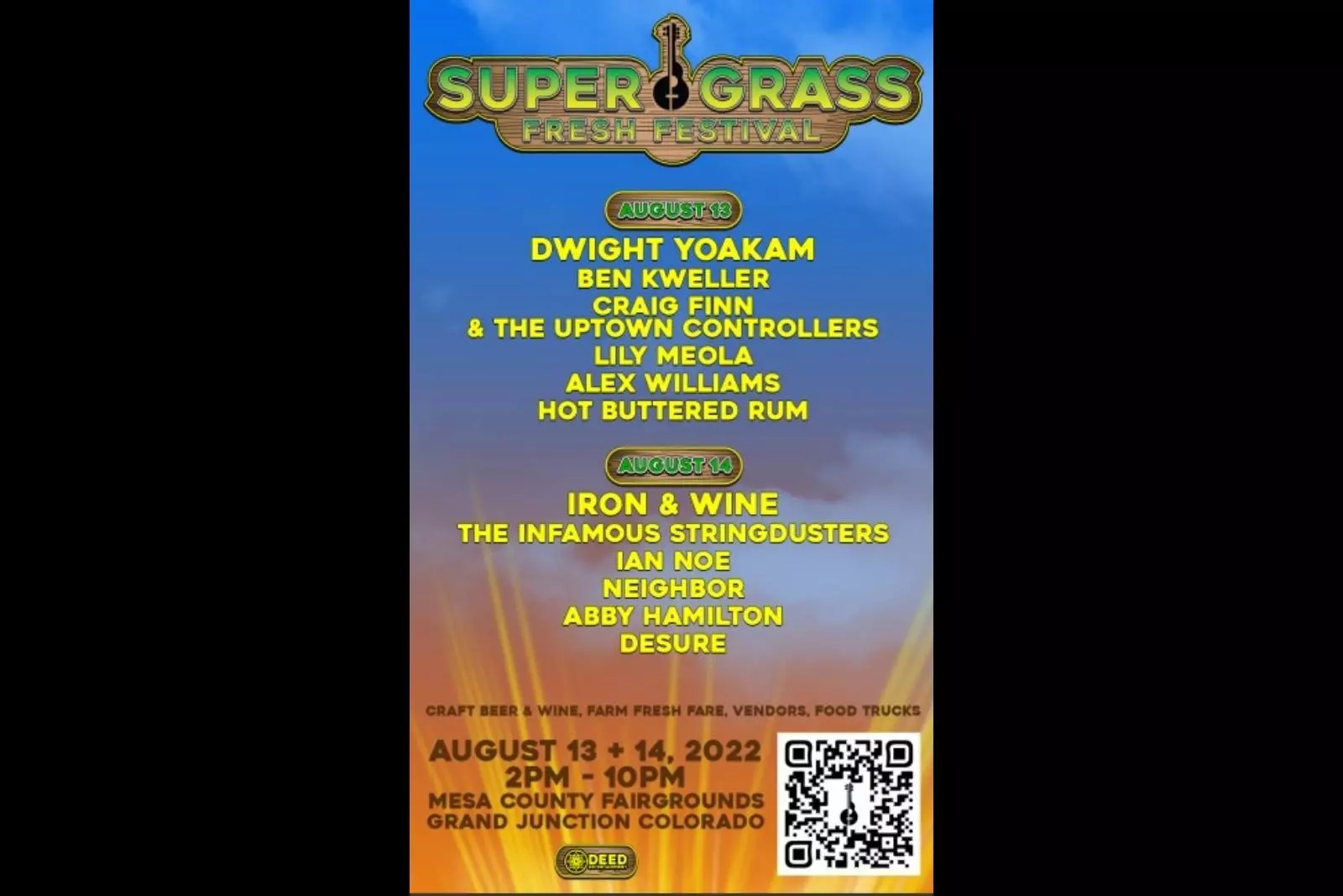 Super Grass Fresh Fest is Coming to Grand Junction, Colorado