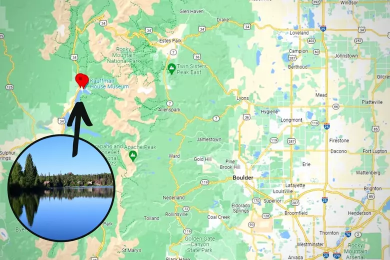 Grand Lake, Colorado Map
