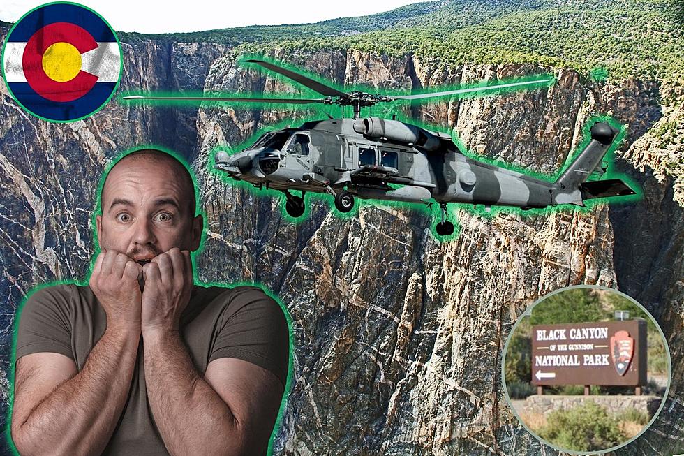 Blackhawk Rescues Fallen Rock Climber At Colorado's Black Canyon