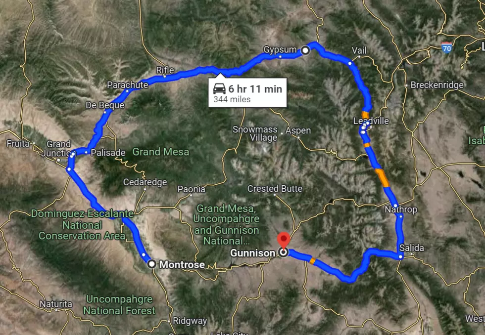 Colorado Highway 50 detour
